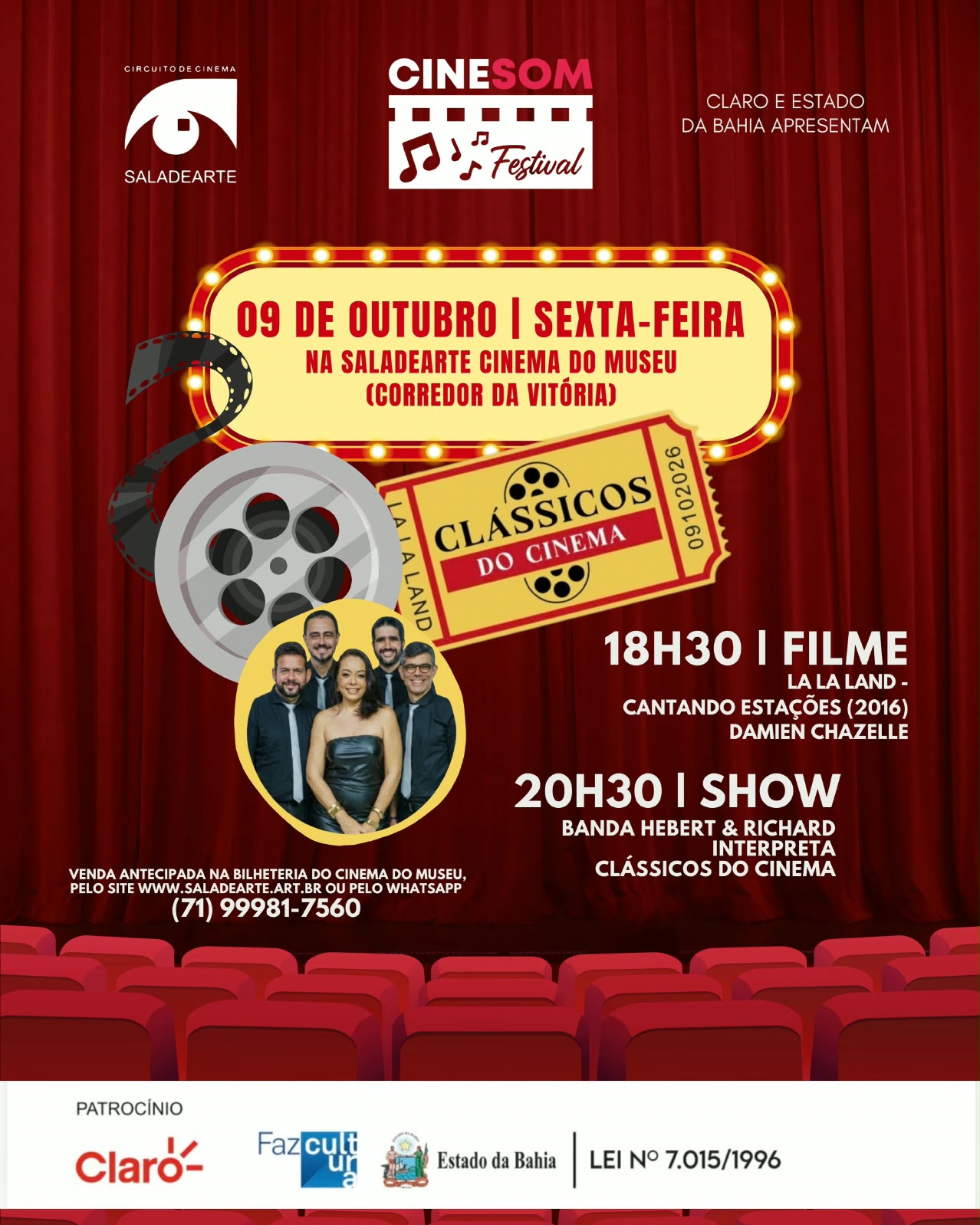 CineSom – Banda Hebert e Richard canta clássicos do cinema